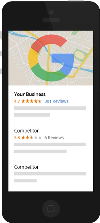 Mobile search ranking result
